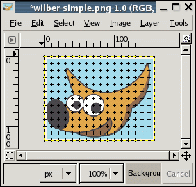 Beispielbild mit Gitter